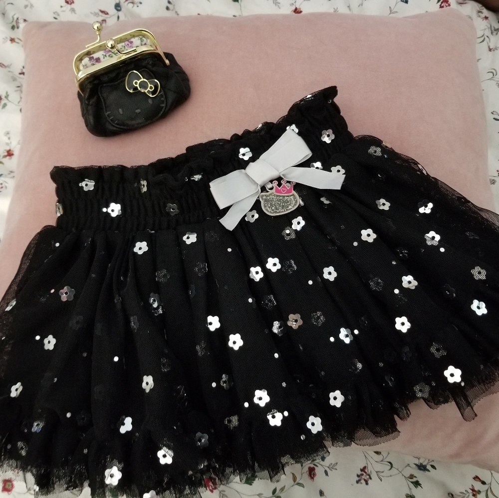 Hello Kitty Sequined tutu & stitched coin purse